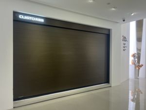KUZI Design moderno Turbo veloce porta del Garage sistema isolato sicuro ad alta velocità funzionamento impermeabile superficie finita per il parco - Product Image 4