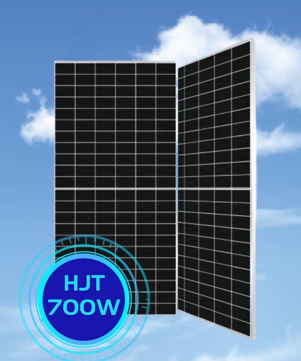 jinko solarpanel 700 Wl hocheffiziente Solarpanels 690 W 700 W HJT photovoltaik zweiseitige doppelglas-halbzelle
