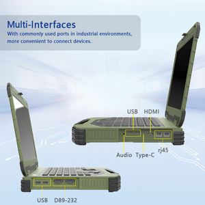 14th Intel Ultra 14 pulgadas Laptop resistente 165U 12 núcleos 14 hilos Computadora industrial Core I7 Smart 1920*1080 Resolución