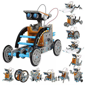Diy Lucky Discovery Ciro Solar Power Robot Instructions <strong>12</strong>-in <strong>1</strong> Powered Toy Stem Solar Robot Toy Car <strong>Kit</strong> Build and Learn - Product Image 2
