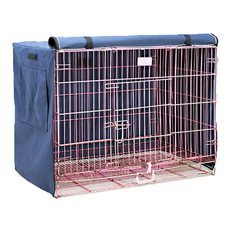 Cages pour animaux de compagnie en polyester imperméable, boîtes de protection, couverture universelle pour chien, meubles solides pour chat, en métal, refroidissement extérieur