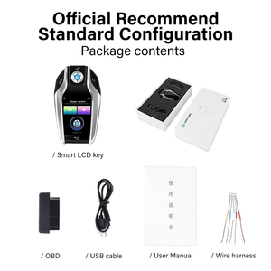 ใหม่ Universal C-adillac รถ Lcd Key ใหม่อัพเกรดอัจฉริยะ Lcd รีโมทคอนโทรล Keyless ความสะดวกสบาย Entry - Product Image 3