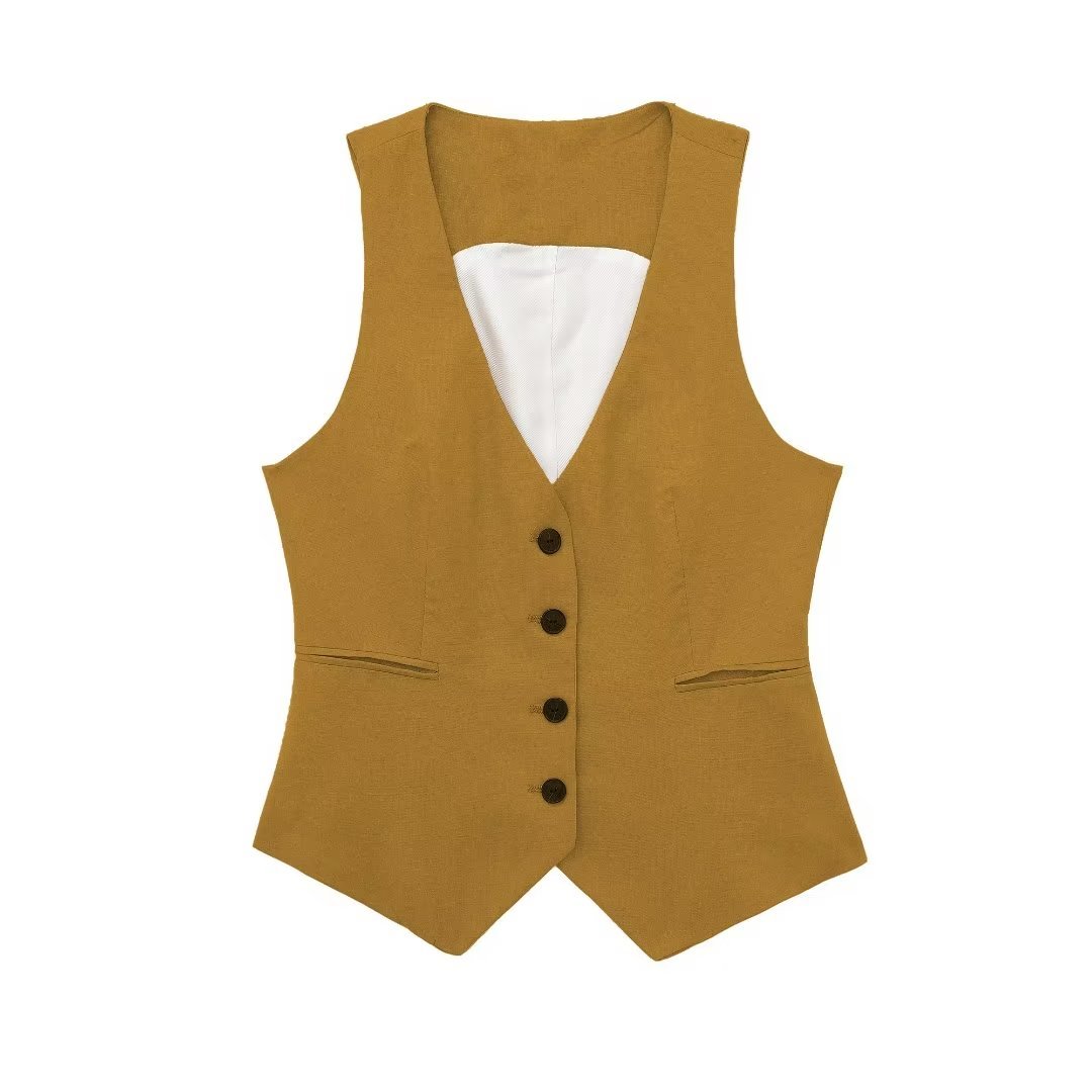 Brown gilet