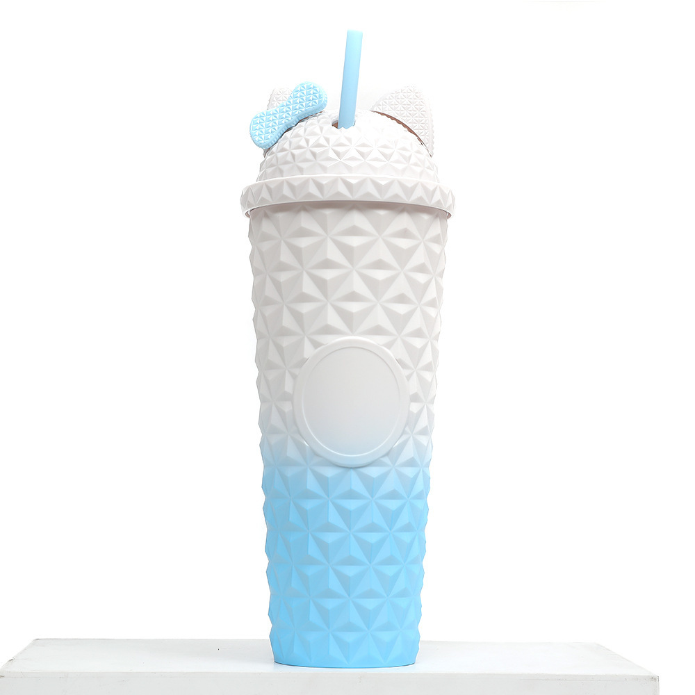 Dégradé de blanc et de bleu