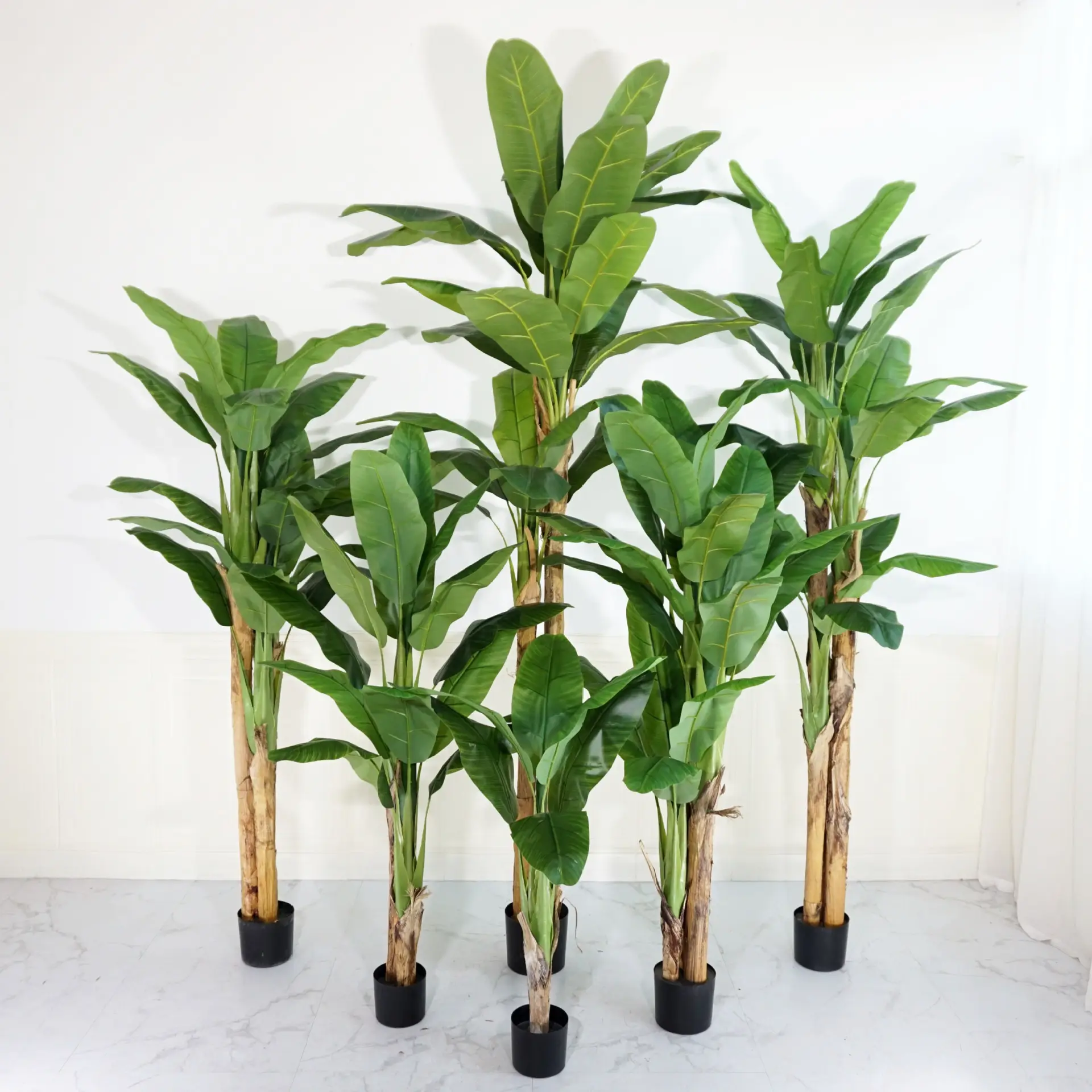 1.2M 1.8M 2M simulation living room ornaments artificial banana tree plant