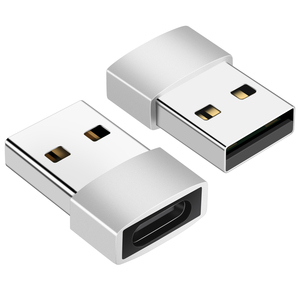 Usb-c母对公性别转换器Type-C适配器USBC连接器USB C至USB适配器支持徽标打印