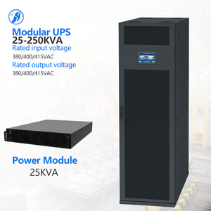 Hot bán Modular <span class=keywords><strong>UPS</strong></span> với không giới hạn cung cấp điện 3 giai đoạn 50kva 100kva 400ups 12V Điện áp đầu vào cho ngân hàng 620x440x130 Mét - Product Image 1