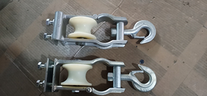 Dual-Use Aerial Cable Pulley <strong>Block</strong> for Sitting and Hanging Tools Product