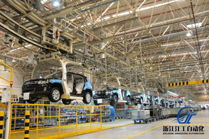 EV電気自動車コンベア組立ラインJIANGGONGからの工場生産コンベア製品ライン