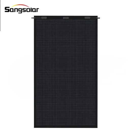 S-FLEX d'alimentation SANGSolar 6 360-380W MWT Conception de module flexible Ligne de production de panneaux solaires entièrement noire