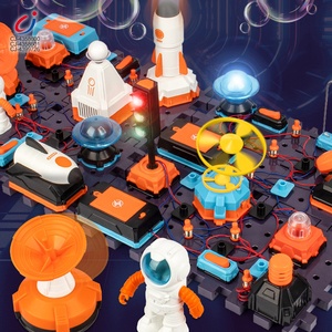 成基diy 3d教育拼盘拼图积木杆玩具电动科学教学积木 - Product Image 4