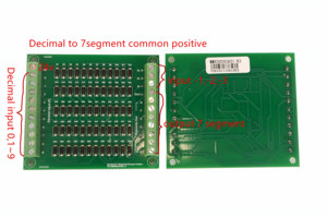 <strong>Decoder</strong> Card Decimal / 7 Segment/ Binary Positive Negative
