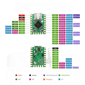 Raspberry Pi pico mini RP2040-Zero Mikrocontroller Entwicklungskabel RP2040 Doppel-Core-Prozessor wahlweise Datenkabel - Product Image 5
