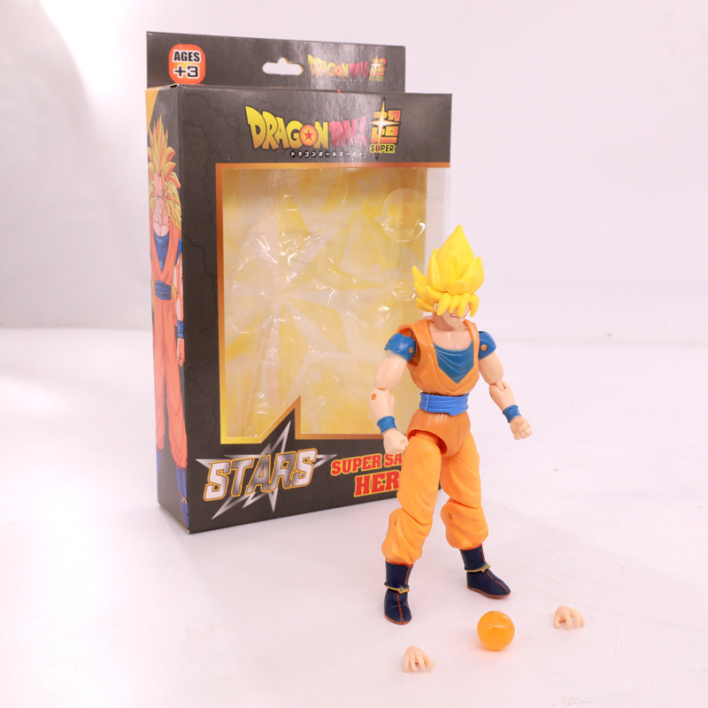 Version simple mobile à cheveux jaunes goku-boxed