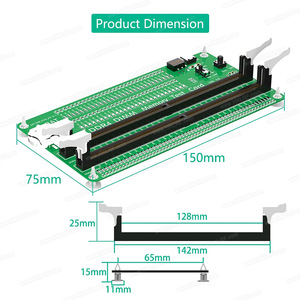 Scheda di Test di memoria DDR4 per Computer Desktop con chiavistello lungo con analizzatore di memoria multifunzione leggero - Product Image 5