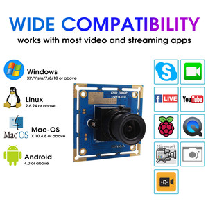ELP高速640*480 120fps 2MP 1080P微型CMOS传感器高清USB摄像头模块 - Product Image 6