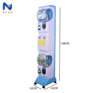 Promosyon elektrik sikke işletilen Gacha çocuklar için otomat klasik iki katmanlı oyuncak kapsül makinesi - Product Image 4