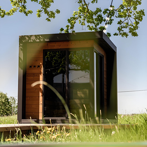 Square High-End Sauna With Touch <strong>Control</strong> Panel and <strong>Automatic</strong> Heating <strong>System</strong> - Product Image 3
