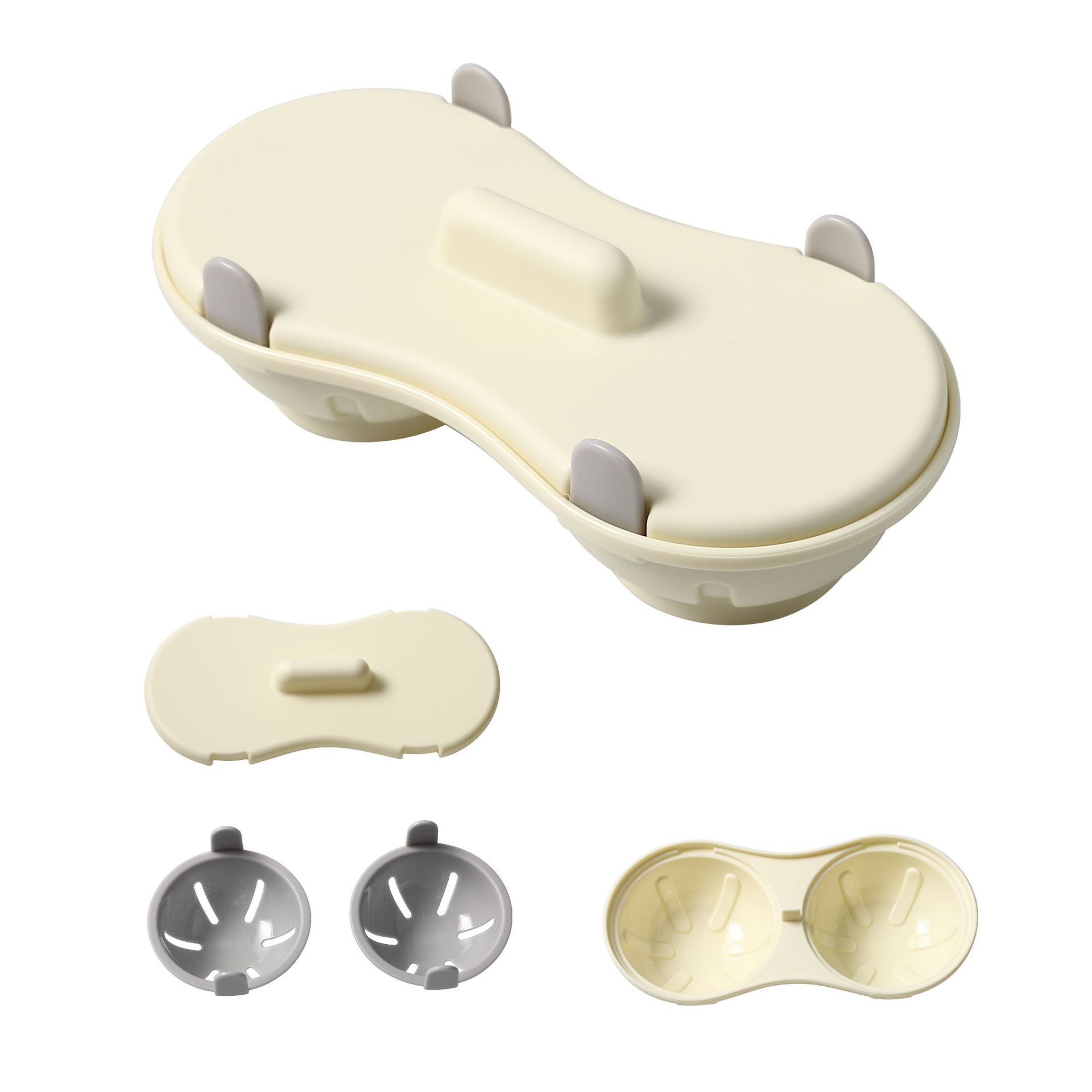 Beige emballé dans une boîte