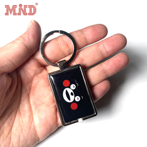 Custom Printing QR <strong>Code</strong> Pet Keychain RFID Epoxy NFC ID Name Tag for Engraving