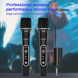 2.4G không dây cầm tay karaoke <span class=keywords><strong>Microphone</strong></span> Kit Sạc Receiver Pin tầm xa cho đám cưới hát sự kiện Loại C - Product Image 3