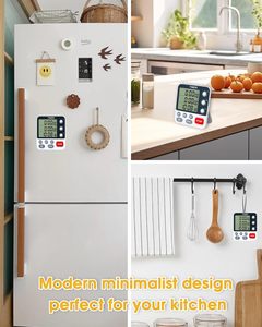 Цифровой двойной кухонный таймер, 3 канала, многонациональный таймер - Product Image 5