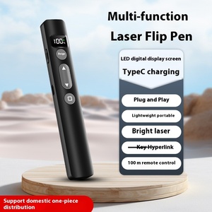 Relatrice Wireless ricaricabile PPT punto di visualizzazione del livello della batteria Touch Laser puntatore penna per indicatore di controllo remoto - Product Image 3