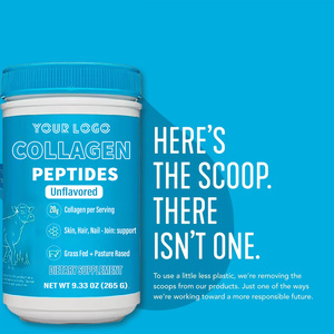 Cao cấp Bột bổ sung collagen peptide 265g bột thúc đẩy móng tay Tóc da xương và sức khỏe khớp Unflavored 9.33 oz - Product Image 3