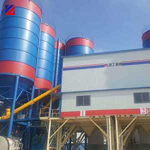 Solidbase HZS Series Twin Shaft <strong>Concrete</strong> Mixer Batching <strong>Plant</strong> 120 180 240 270 M3/h with Core Motor & PLC Factory Price China
