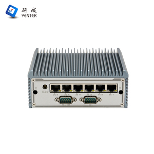 Eingebetteter Industrie computer Intel Celeron 5205U Windows 10 Linux Ubuntu 6 * I225V LAN 2 * RS232 COM lüfter loser industrieller Mini-PC - Product Image 6