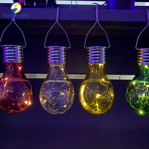 חדש צבעוני חיצוני Led שמש הנורה אור רחוב אור Abs פלסטיק גן קישוט מנורת גינה תליית שמש אור