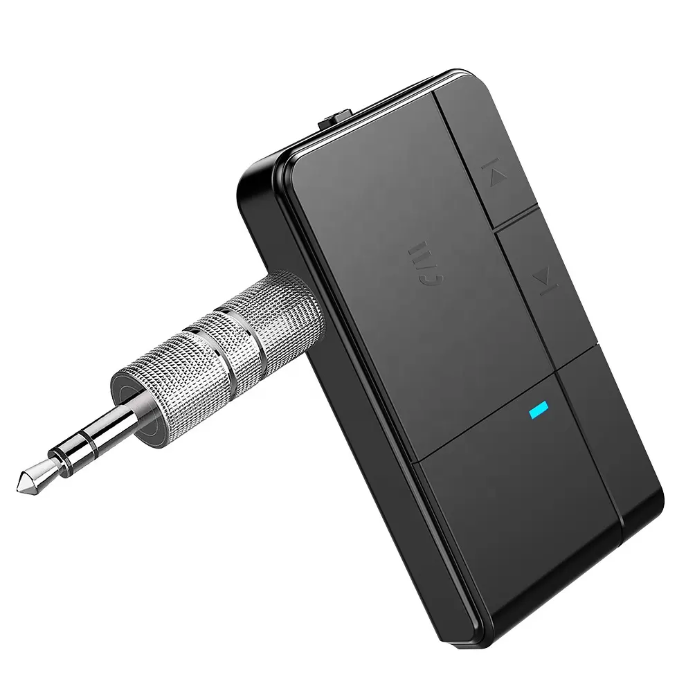 J20 Bluetooth 5.0 מקלט 3.5MM שקע AUX MP3 מוסיקה לרכב מיקרופון דיבורית שיחה אלחוטי מתאם רמקול אוזניות אודיו מקלט