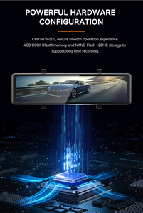 11.26 Inch Mirror Dash Cam Carplay Adas 4K Screen Car <strong>Camera</strong> with Gps Tracking System - Product Image 6
