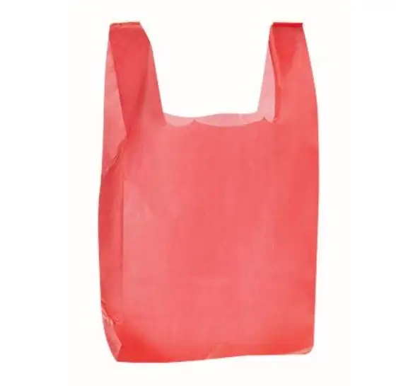 Bolsa de polietileno transparente Chaleco de LDPE/HDPE de compras bolsa de plástico transparente