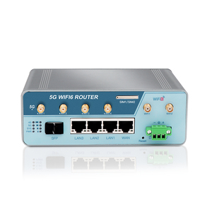 Seriallink SLK-R680-5G công nghiệp 5G 4G CPE Router hỗ trợ 5G SA/nsa LTE FDD 2*2 2.4G/5.8G wifi6 4x1000m và poe48v đầu ra - Product Image 2
