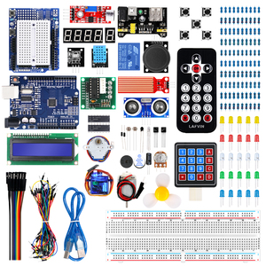 Inklusive Bread board 1602 Iic Jumper Wire Set für R3 Mega328P Ch340 mit Tutorial Super Starter Kit für Arduino