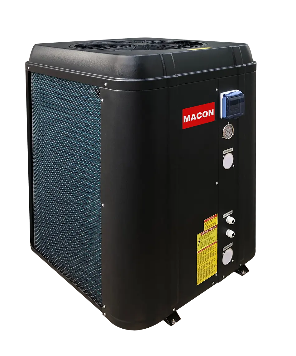 Macon 11kw plastic case vertical discharge air to water swimming pool heat pump spa heater pool heat pump full inverter 11kw