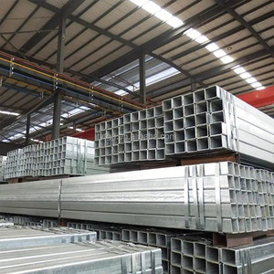 <strong>2x2</strong> Galvanized Hollow Section 14 Gauge Tubing Tubular Iron Square Steel Pipes <strong>Tube</strong> for Shelter Structure