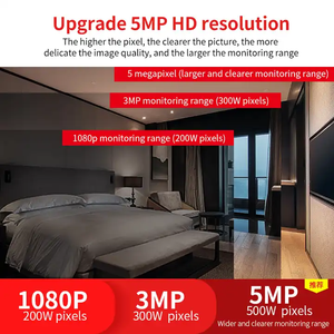 Telecamera di sicurezza IP Wifi 1080P di alta qualità con monitoraggio remoto in tempo reale di rilevamento del movimento e interfono vocale sensore CMOS - Product Image 5