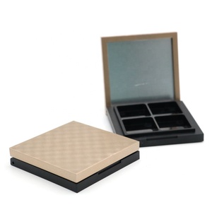 口红盒优雅空妆紧凑型包装可爱迷你方形磁性眼影盒带镜子 - Product Image 4