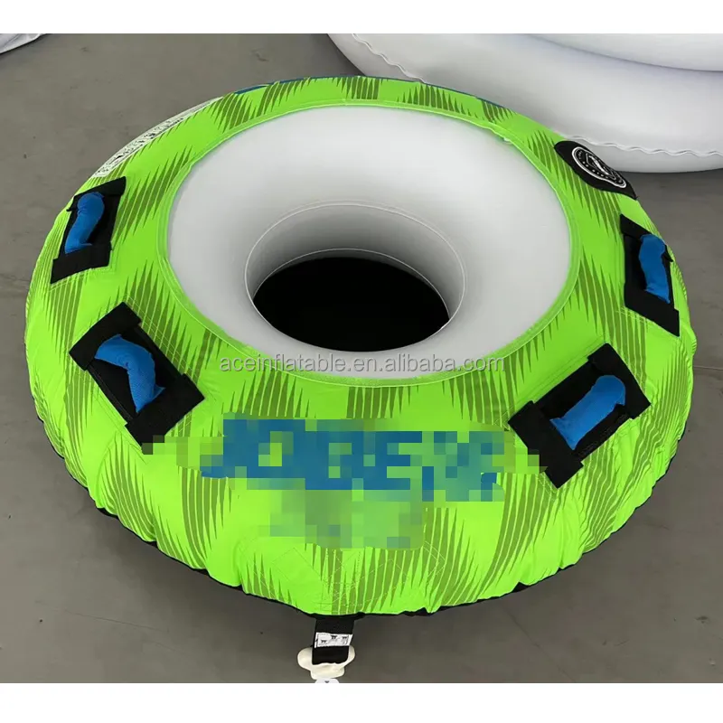 Oem, ODM 1 người Inflatable điên UFO Sofa Aqua tốc độ bay thuyền trượt tuyết ống nước thể thao đồ chơi Inflatable towable thuyền