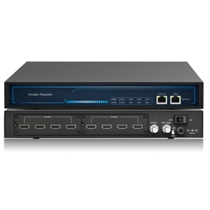 Modulador de codificador digital 1080P 8 HD Mi a 4 portadores RF HD de P - Product Image 2