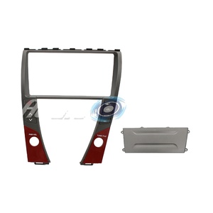 Araç ses 9 "büyük ekran fasya çerçeve adaptörü için 2008 LEXUS LEXUS Stereo Dash kurulum paneli çerçeve kiti