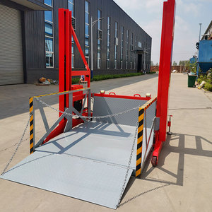 Plataforma de carga de camión contenedor móvil eléctrico de 2 toneladas Mesas elevadoras Rampa de muelle de descarga hidráulica para camiones contenedores - Product Image 3