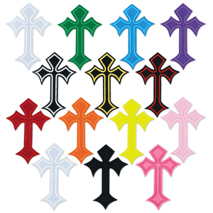 Thêu chữ thập, miếng vá thêu máy tính, phụ kiện quần áo, sắt trên miếng vá cho quần áo, miếng vá thêu - Product Image 1