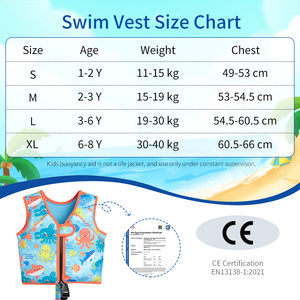 خفيفة الوزن مخصصة النيوبرين سترة عائمة للأطفال الطفو للأطفال والأطفال الصغار المصنعة من قبل سترة حياة الأطفال - Product Image 4