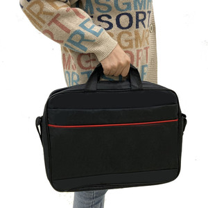 Nero 15 16 17 pollici luce di alta qualità pratica Multi-funzionale borsa per Laptop con stampa personalizzata Logo