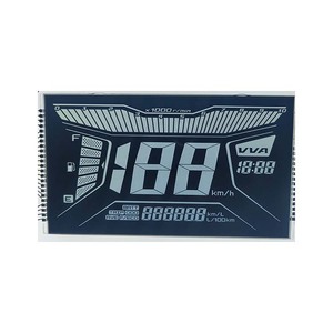 Va Schwarz Farbe 7 Segment I2c LCD-Bildschirm Benutzer definierte Tachometer LCD-Anzeige modul für Elektro roller Motorrad - Product Image 4