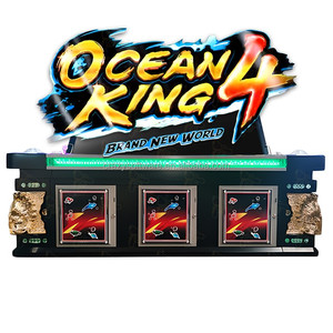 2025最新8人用オーシャンキング4高保持魚ゲーム機新世界木製12Vコイン操作ゲーム工場価格人気 - Product Image 6