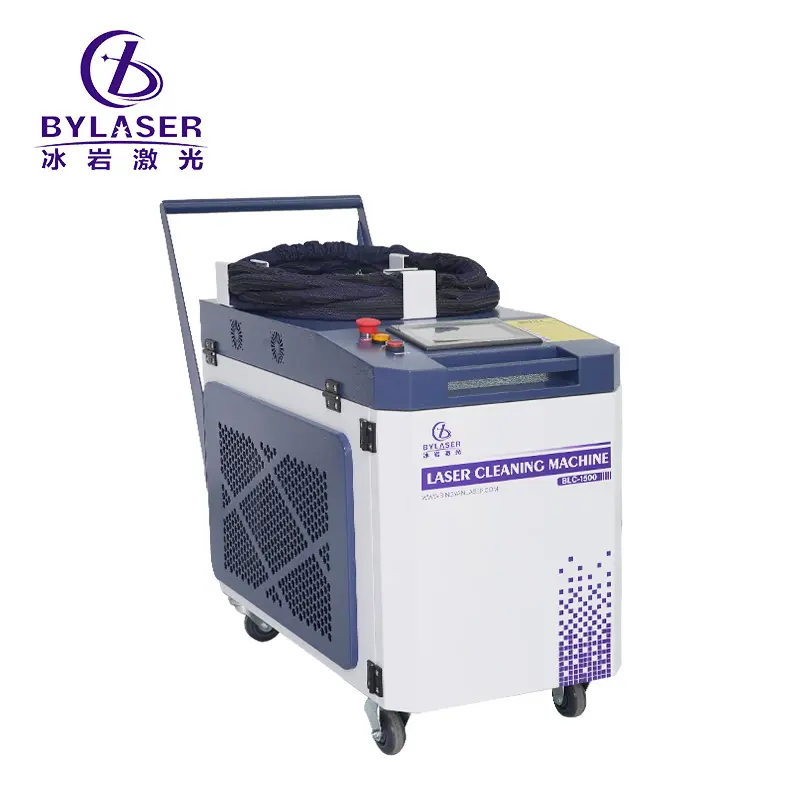 آلة تنظيف BYLASER الليزر الليفي آلة تنظيف الليزر المستمرة المحمولة أداة إزالة الصدأ آلة تنظيف الصدأ لطلاء الصدأ